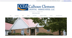 Desktop Screenshot of calhounclemsondentist.com